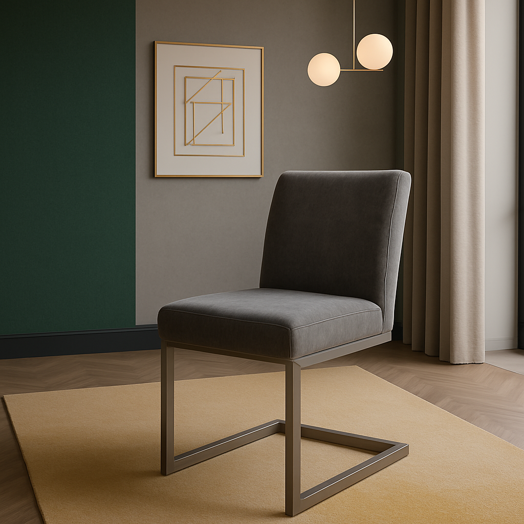 Coral Small Dining Chair in Diamond, Set of 2