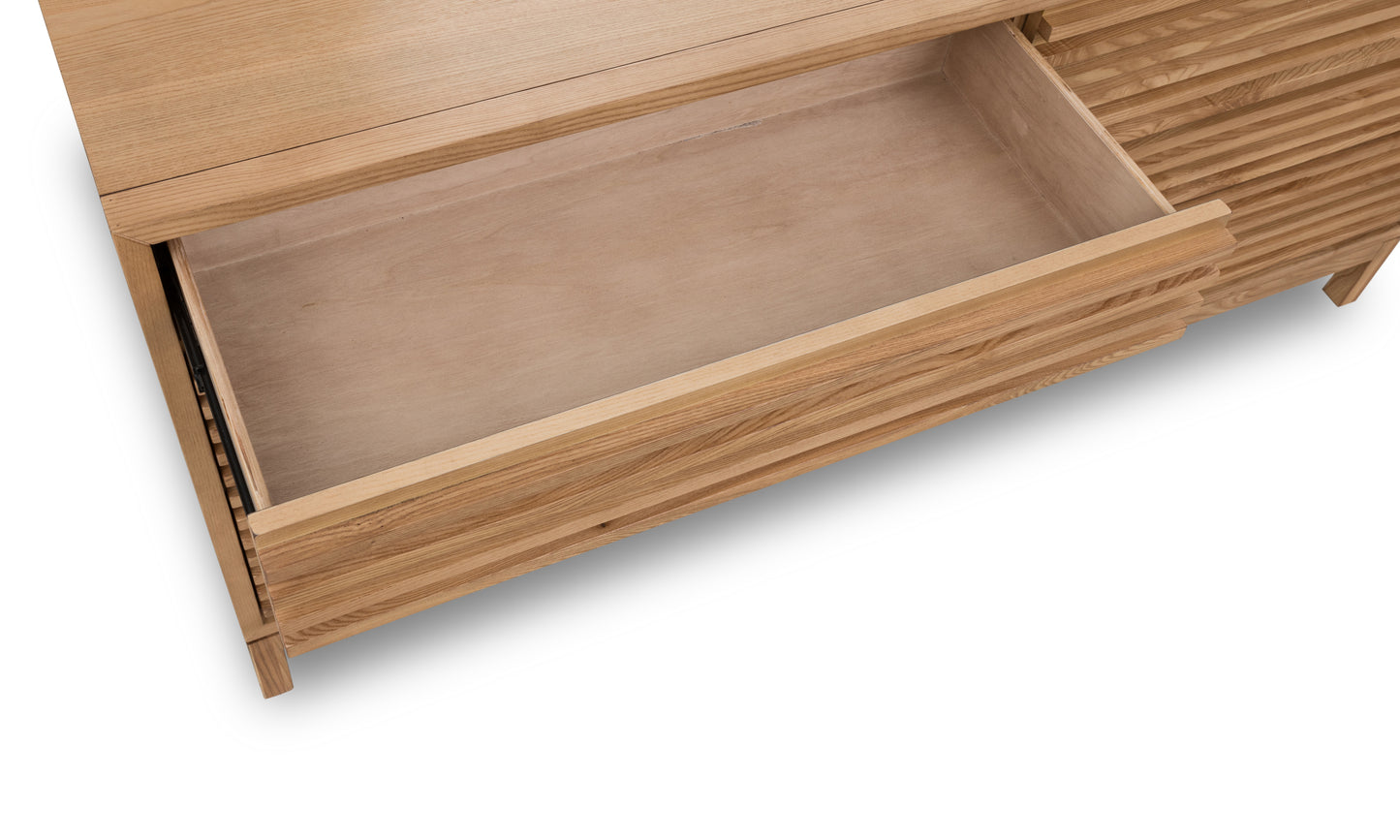 Tanner Six Drawer Ash Wood Dresser in Flaxen