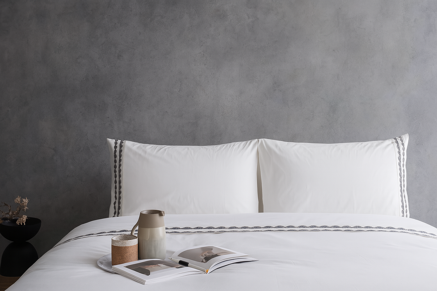 Shiloh Pillowcase made from 100% long staple cotton percale, set of 2