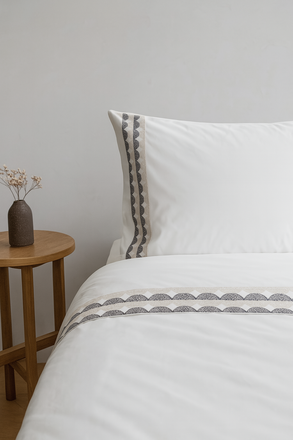 Shiloh Pillowcase made from 100% long staple cotton percale, set of 2