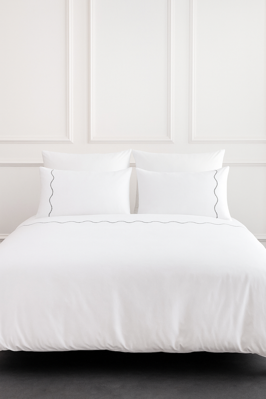 Sophia Pillowcase made from 100% long staple cotton percale, set of 2