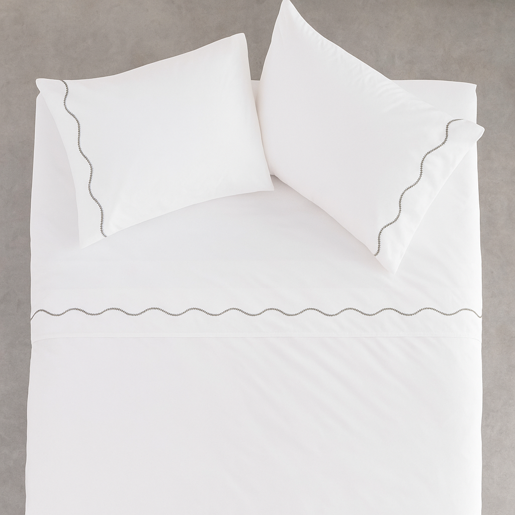 Sophia Neutrals Duvet Cover made from 100% long staple cotton percale