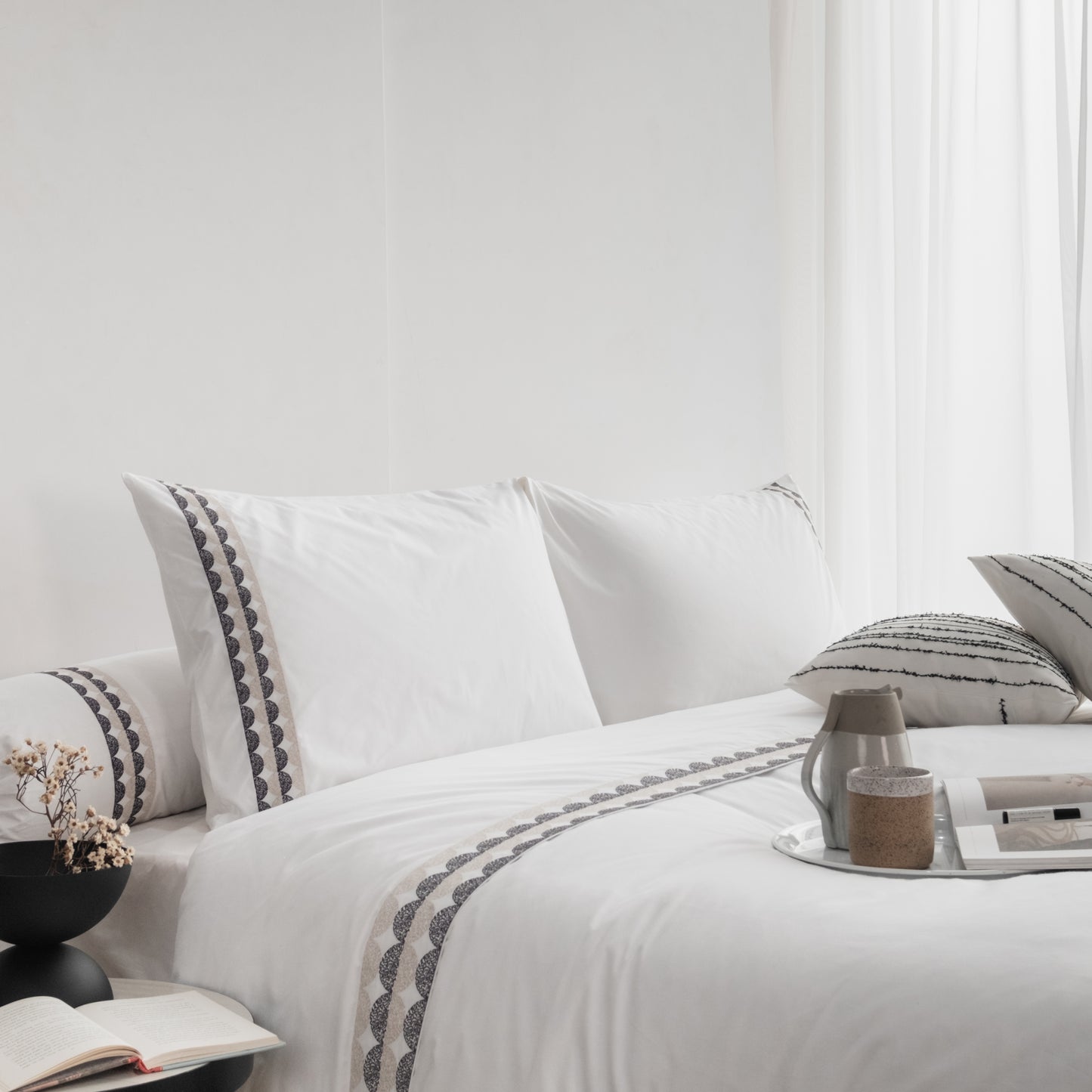 Shiloh Pillowcase made from 100% long staple cotton percale, set of 2